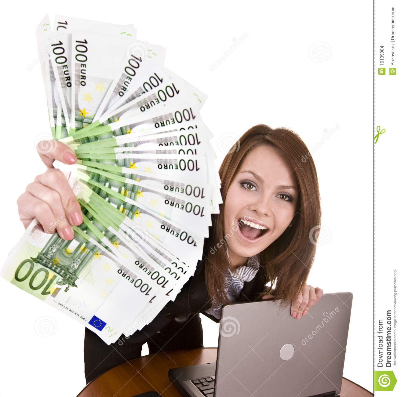 empresarias-con-el-grupo-de-dinero-y-de-computadora-portátil-10139904